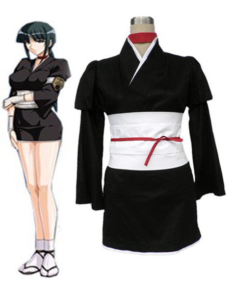 Bleach Gotei Thirteen Nemu Kurotsuchi Lieutenant of the 12th Division Soul Reaper Kimono Cosplay Costumes